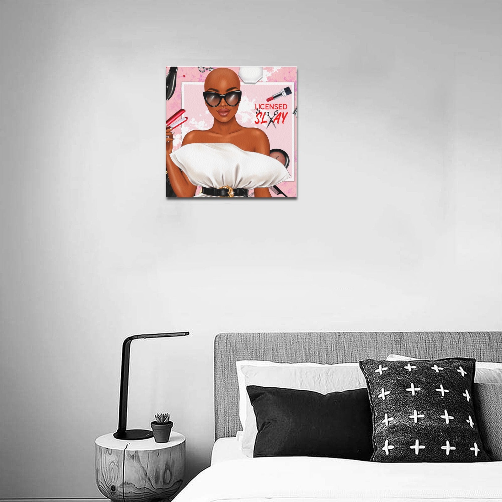 Licensed To Slay VII Canvas Canvas Print 16"x16"