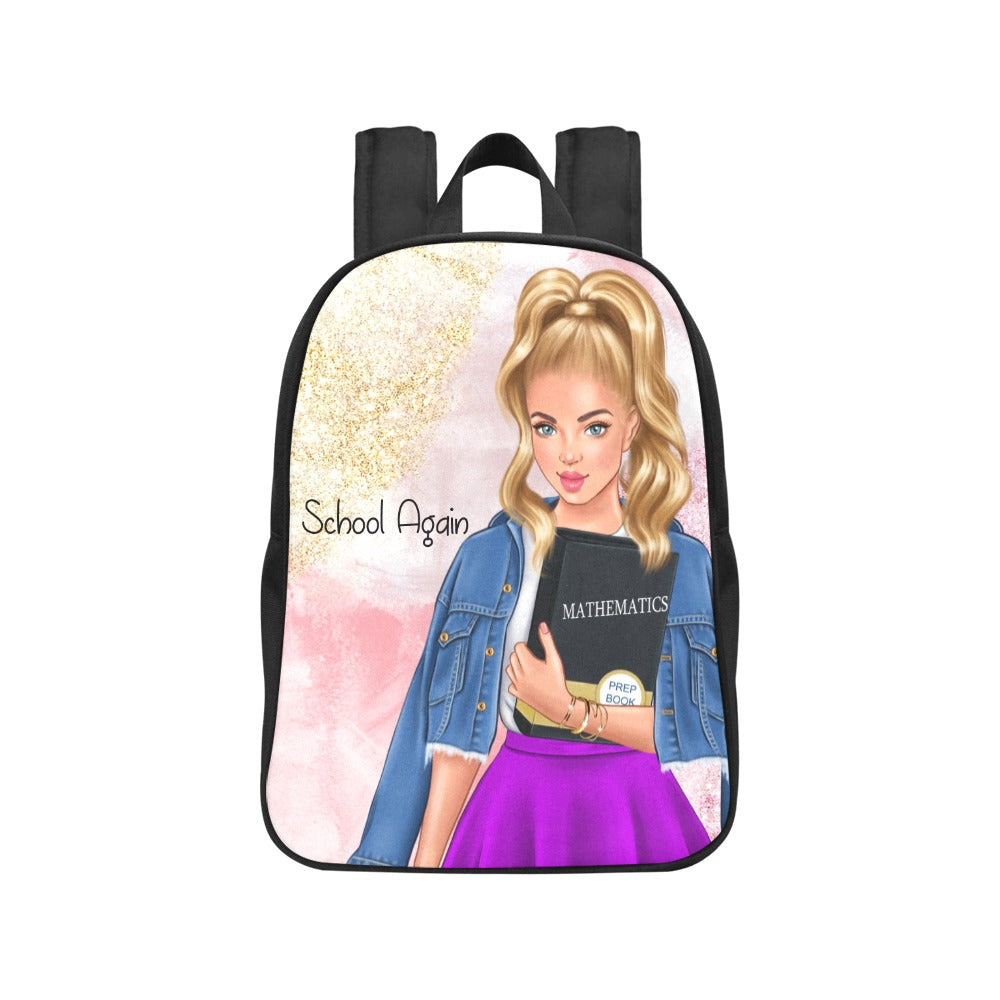 School Again IV Fabric School Backpack (Model 1682) (Medium)