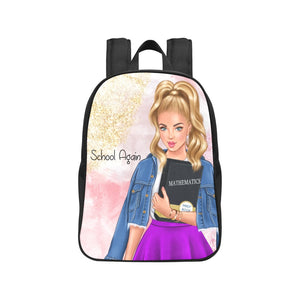 School Again IV Fabric School Backpack (Model 1682) (Medium)