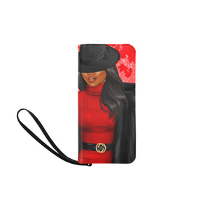 Position is CEO Red III Wallet Women's Clutch Purse (Model 1637)