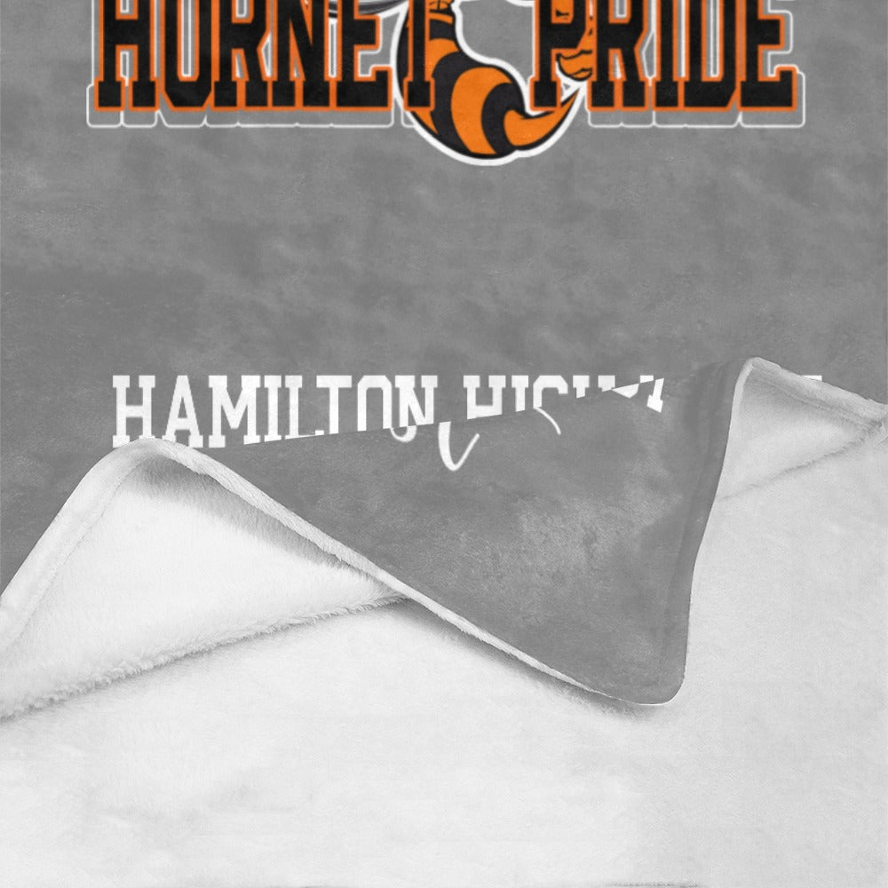 Hornet Pride Grey Blanket Ultra-Soft Micro Fleece Blanket 54"x70"