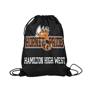 Hornet Pride Black drawstring Bag Large Drawstring Bag Model 1604 (Twin Sides)  16.5"(W) * 19.3"(H)