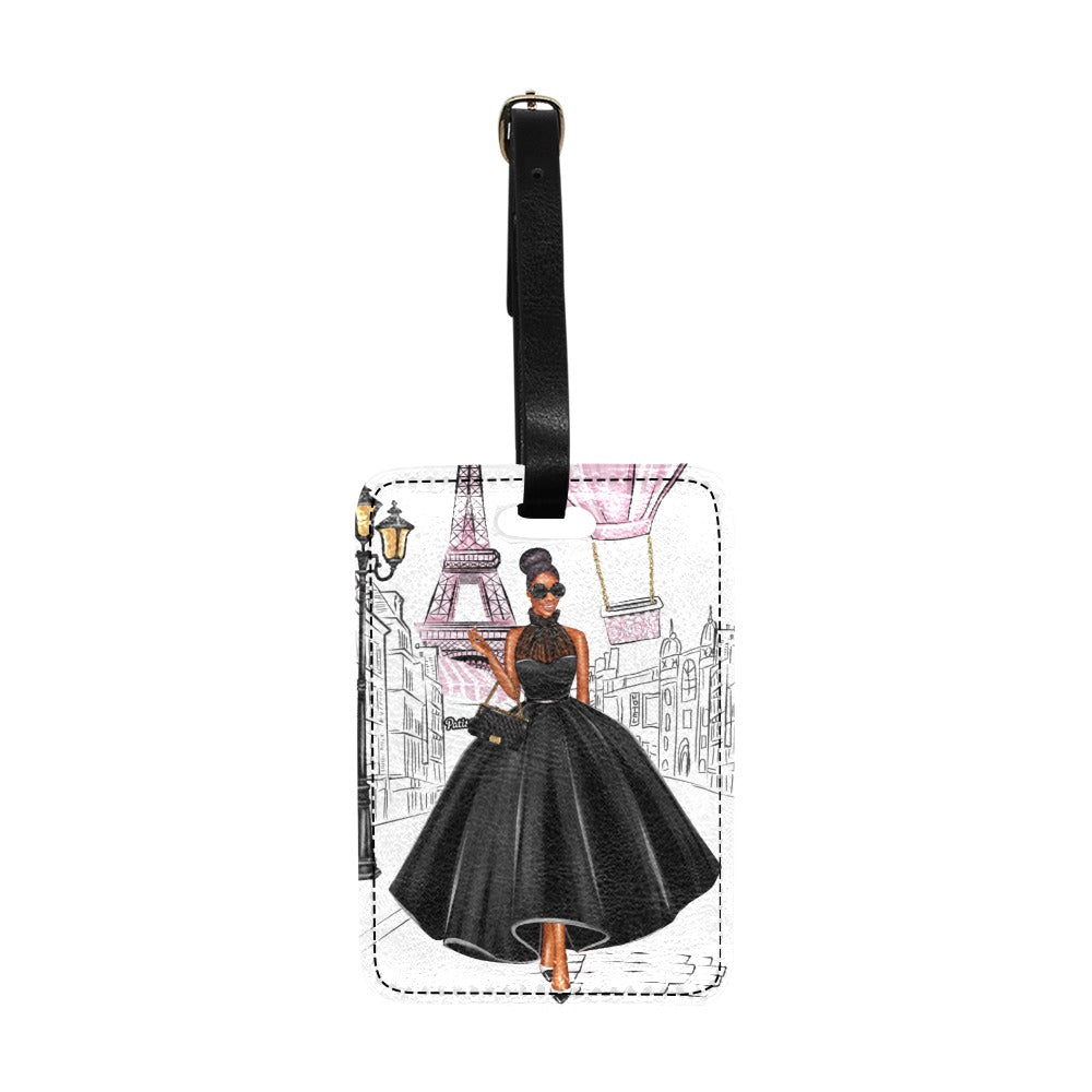 Walk In Paris II Luggage Tag Luggage Tag