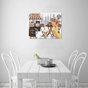Coffee Time Canvas IV Frame Canvas Print 20"x16"