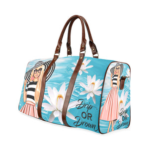 Drip or Drown Spring Light Woman Waterproof Travel Bag/Small (Model 1639)
