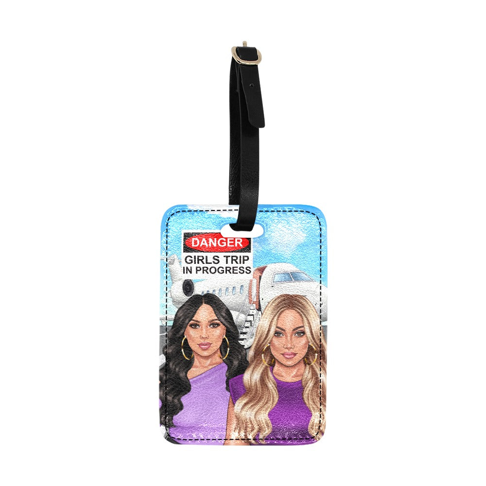 Danger Girls Trip II Purple Luggage Tag