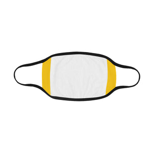 Essesntial Worker Yellow Background Mouth Mask (Pack of 5)