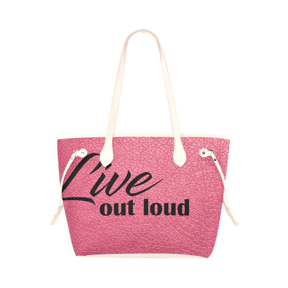 Live Out Loud Clover Canvas Tote Bag (Model 1661)