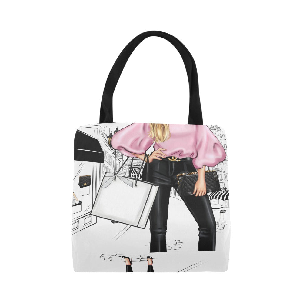 Walk In Paris IV Canvas Tote Bag (Model 1657)