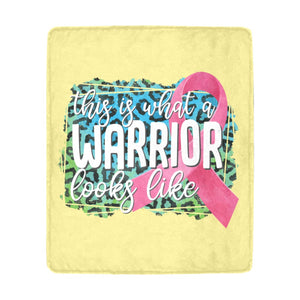 This is What a Warrior Looks Like Blanket 50x60 Ultra-Soft Micro Fleece Blanket 50"x60"