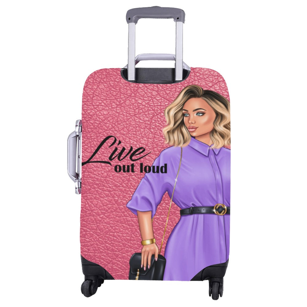 Live Out Loud Luggage Cover/Large 26"-28"