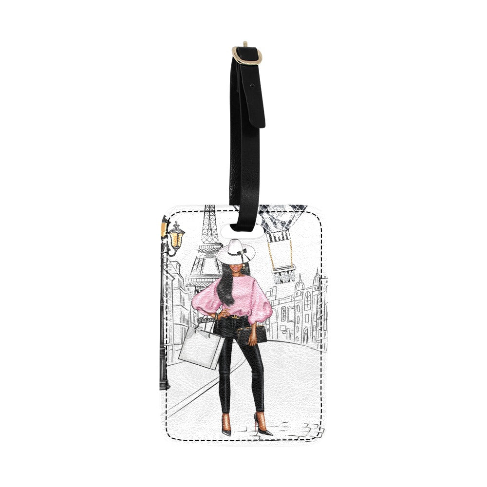 Walk In Paris V Luggage Tag Luggage Tag