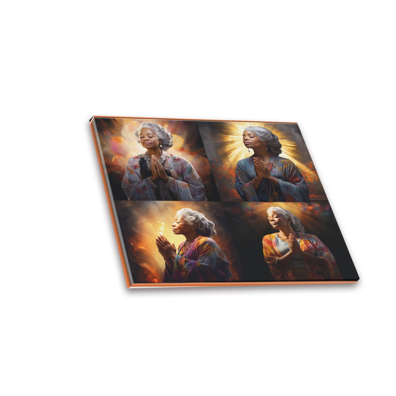 Praying Gma Collage Frame Canvas Print 20"x16"