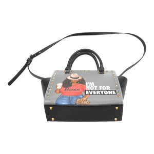 I'm Not For Everyone Confident Woman Rivet Shoulder Handbag (Model 1645)