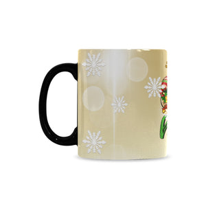 Happy Elfin Holidays Morpho Mug Custom Morphing Mug (11oz)