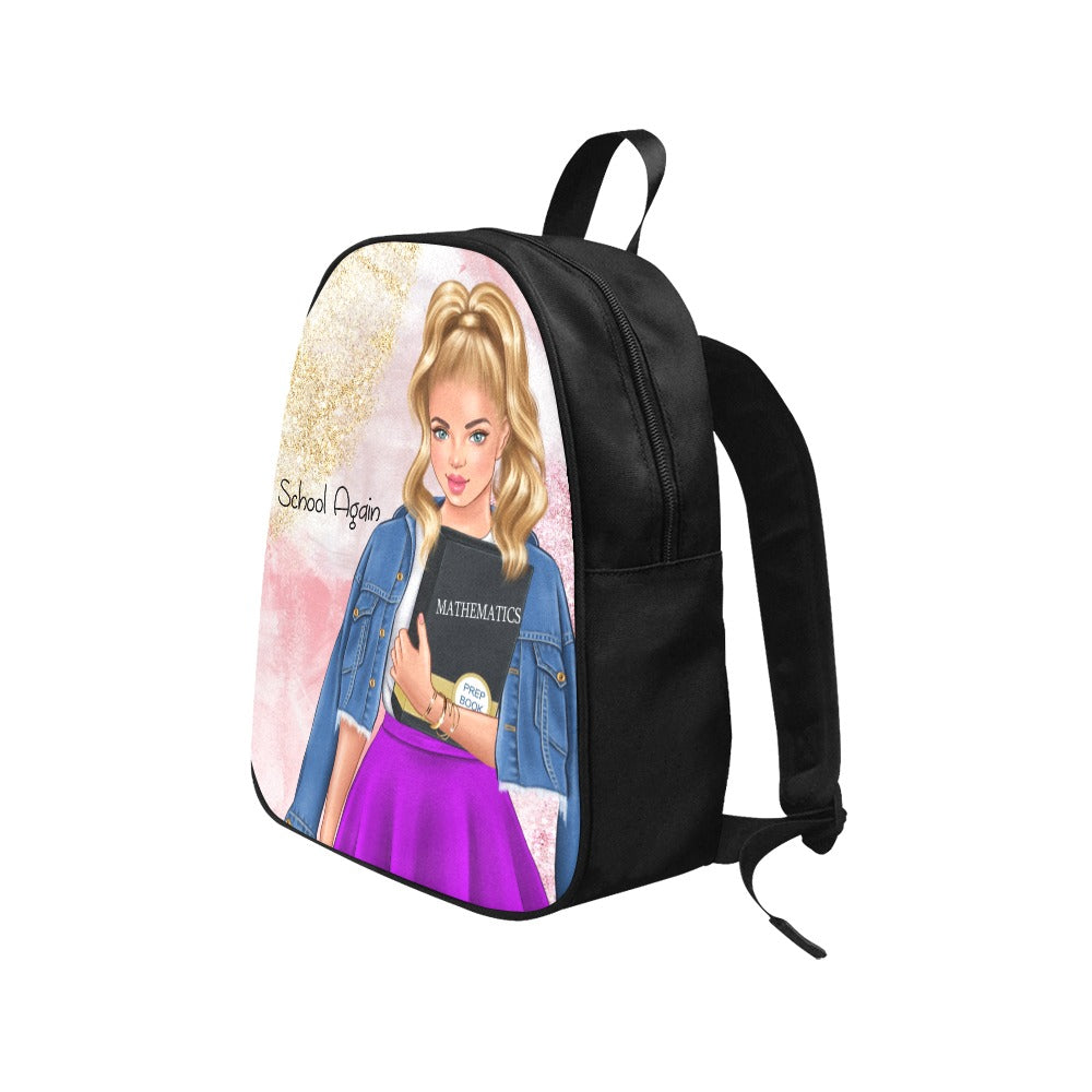School Again IV Fabric School Backpack (Model 1682) (Medium)