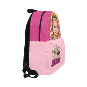 Glitter Makes Everything Better Blonde Ponytail Unisex Classic Backpack (Model 1673)