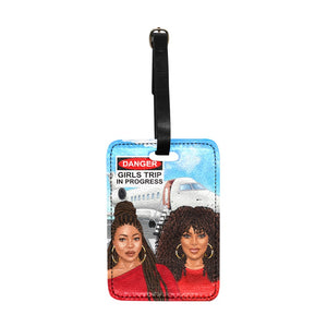 Danger Girls Trip I Red Luggage Tag