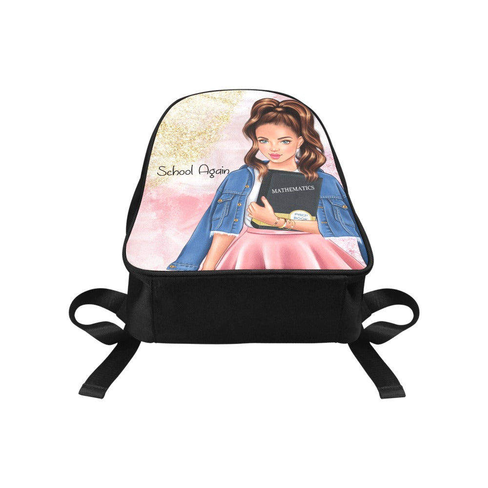 School Again III Fabric School Backpack (Model 1682) (Medium)