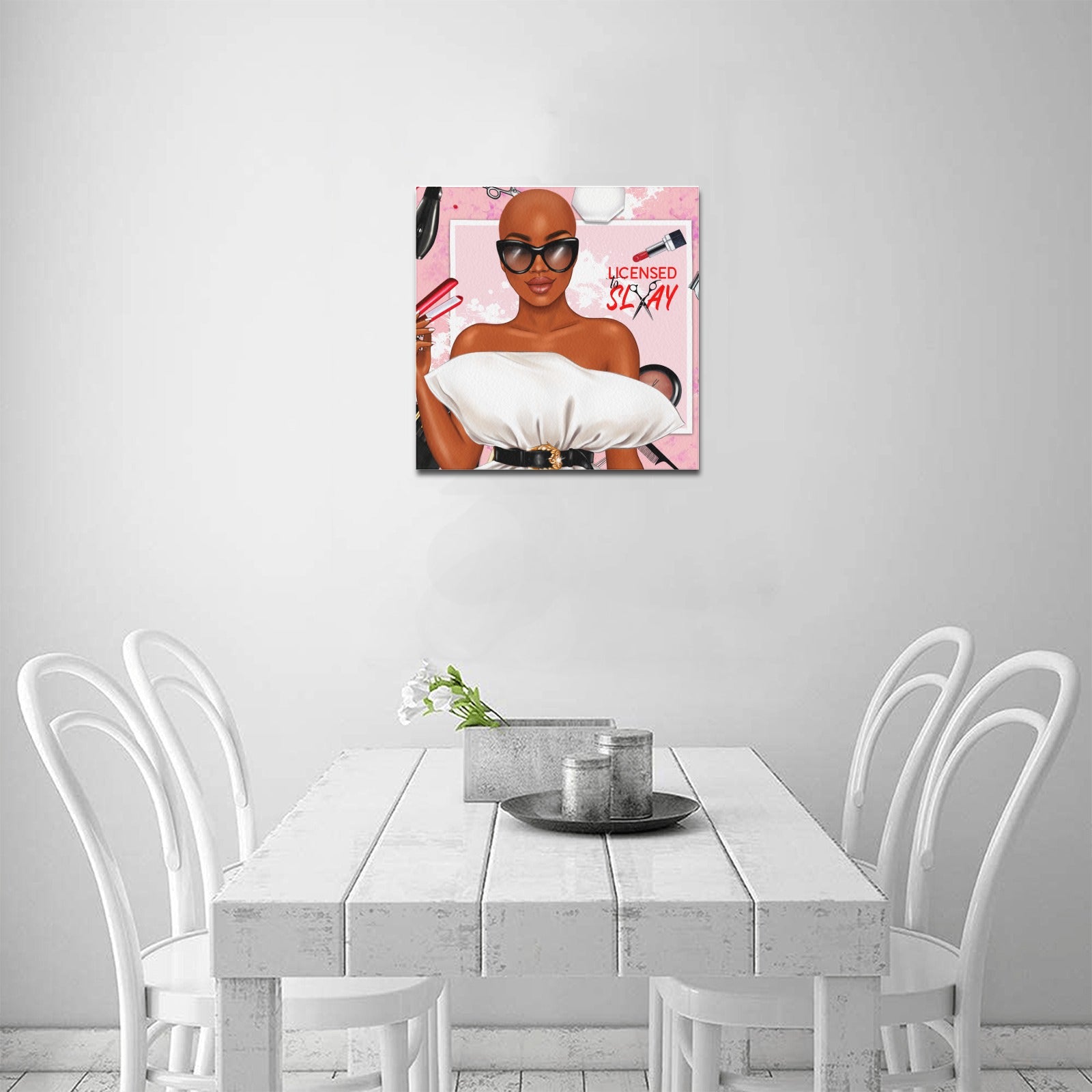 Licensed To Slay VII Canvas Canvas Print 16"x16"