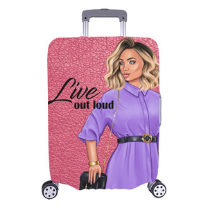 Live Out Loud Luggage Cover/Large 26"-28"