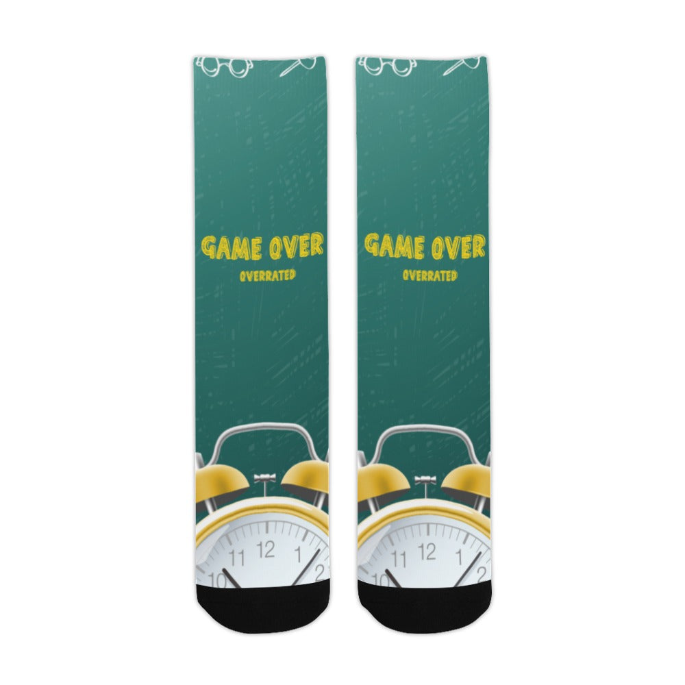 Game over overrated Men Socks Trouser Socks (For Men)
