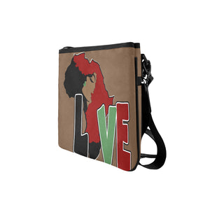 AFRICA_LOVE Taupe Clutch Slim Clutch Bag (Model 1668)