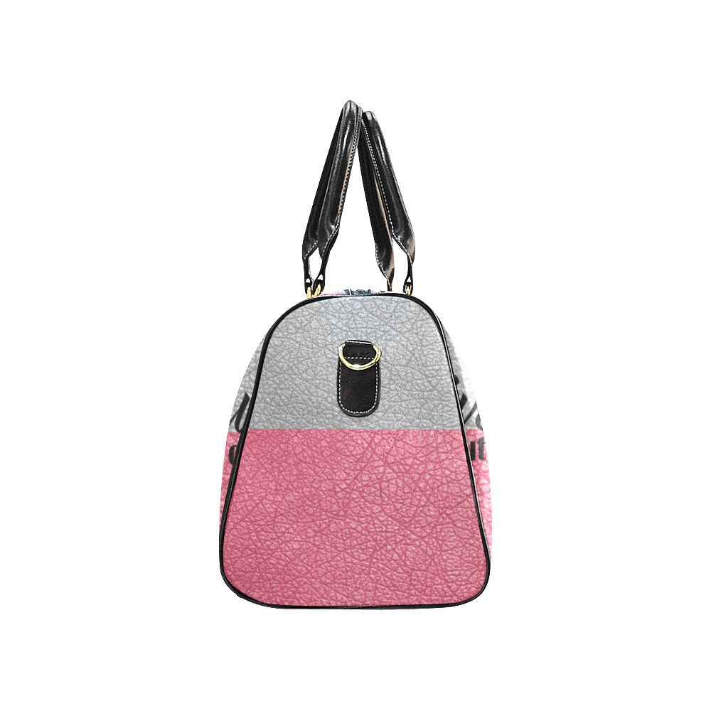 Live Out Loud Two-Toned New Waterproof Travel Bag/Small (Model 1639)