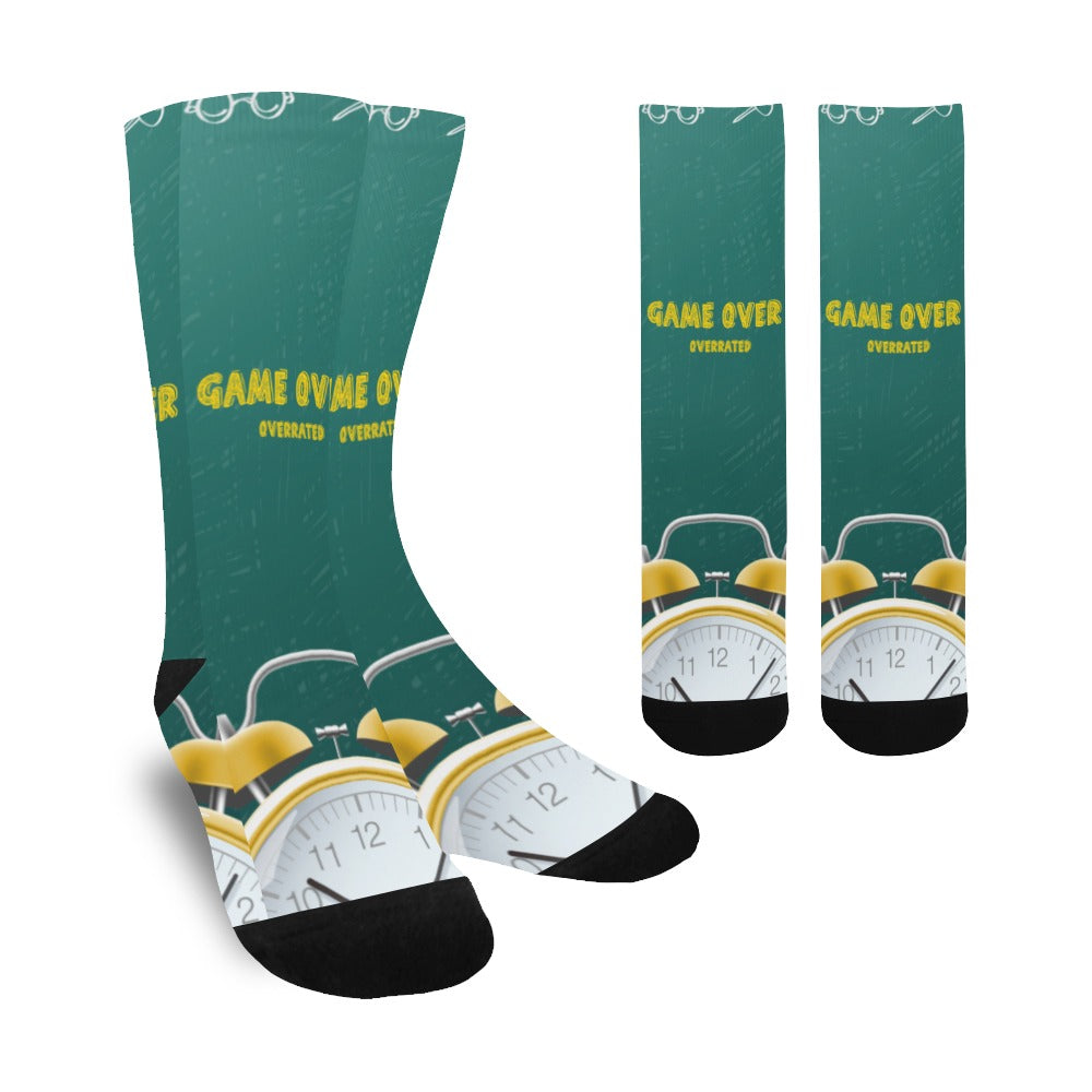 Game over overrated Men Socks Trouser Socks (For Men)