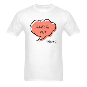 What's the 411? Unisex Heavy Cotton T-Shirt (One Side Printing)