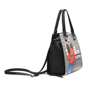 I'm Not For Everyone Confident Woman Rivet Shoulder Handbag (Model 1645)