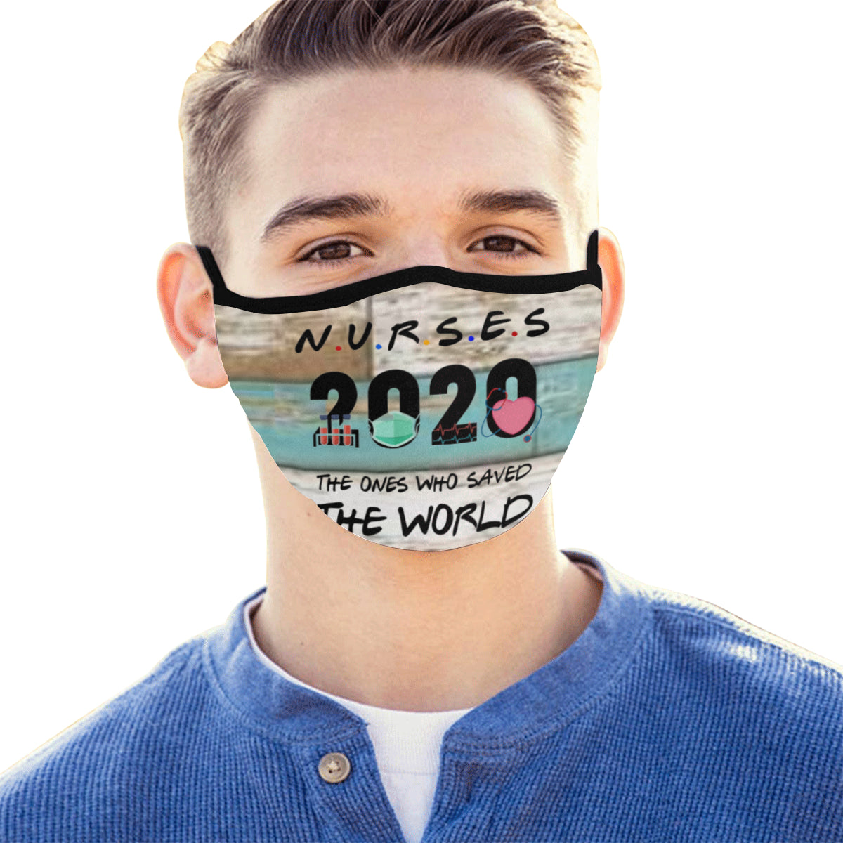 Nurses 2020 Mask Mouth Mask (Pack of 3)