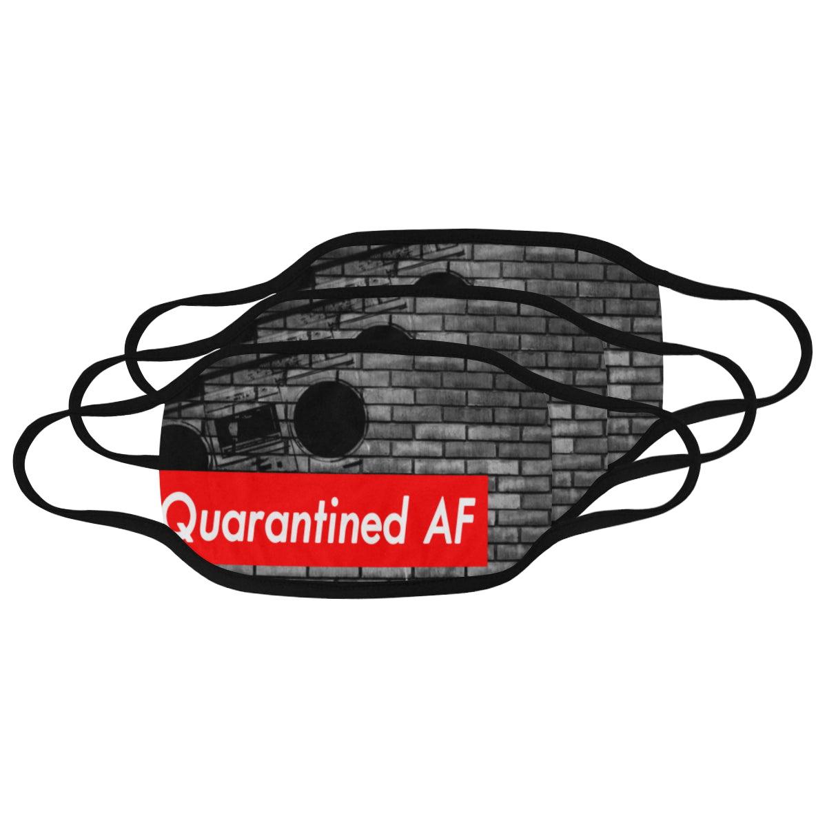 Quarantine AF Mask Mouth Mask (Pack of 3)