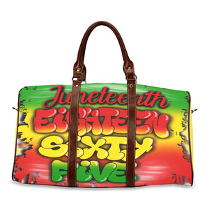 JUNETEENTH 1865 Airbrush Waterproof Travel Bag/Small (Model 1639)