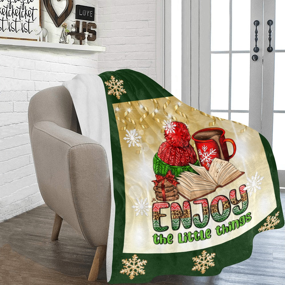 Enjoy the Little Things Blanket Ultra-Soft Micro Fleece Blanket 54"x70"