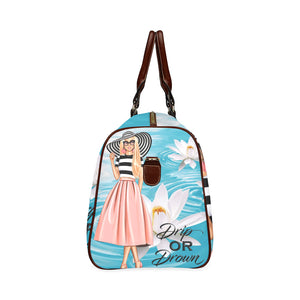 Drip or Drown Spring Light Woman Waterproof Travel Bag/Small (Model 1639)