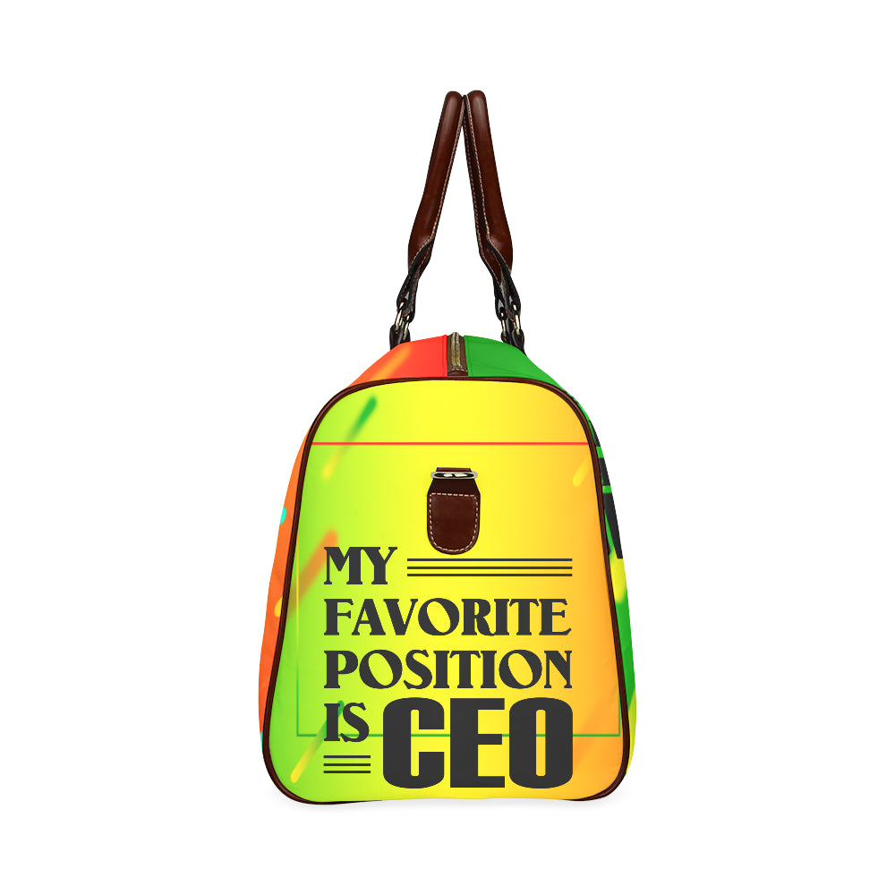 Position is CEO Bag Waterproof Travel Bag/Small (Model 1639)