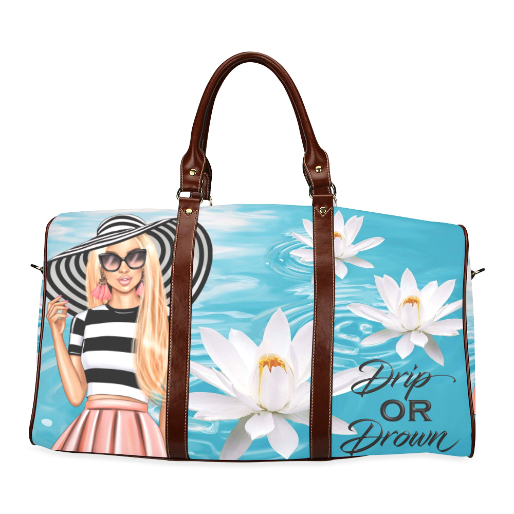 Drip or Drown Spring Light Woman Waterproof Travel Bag/Small (Model 1639)