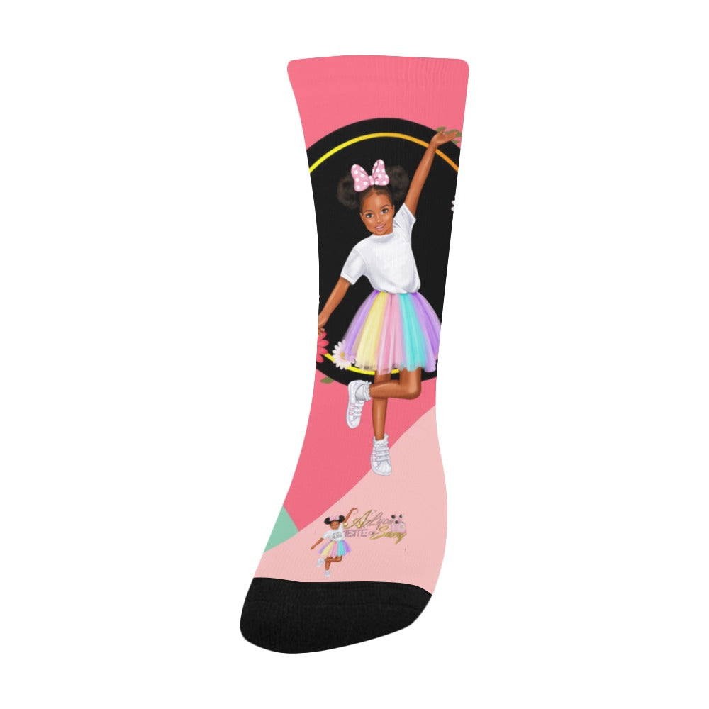 Alyce 1Bite of Sassy Socks Pastel TuTu Custom Socks for Kids