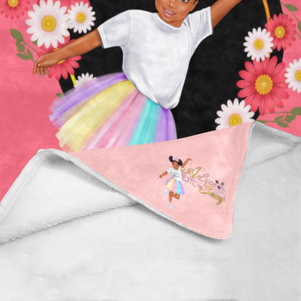 A' Lyce 1Bite of Sassy PastelColor TuTu Blanket Ultra-Soft Micro Fleece Blanket 40"x50"