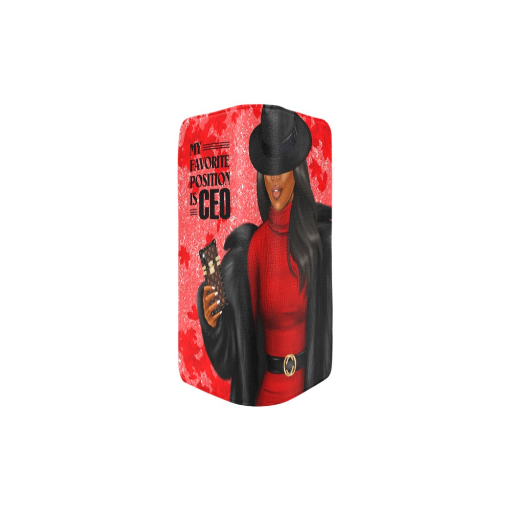 Position is CEO Red III Wallet Women's Clutch Purse (Model 1637)