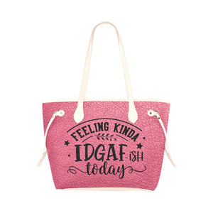 Feeling Kinda IDGAF-ish Clover Canvas Tote Bag (Model 1661)