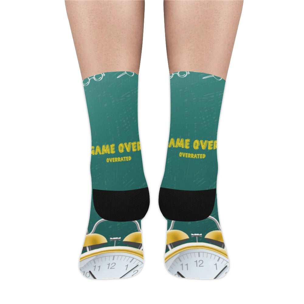Game over overrated Men Socks Trouser Socks (For Men)