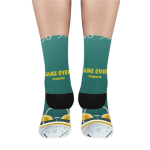 Game over overrated Men Socks Trouser Socks (For Men)