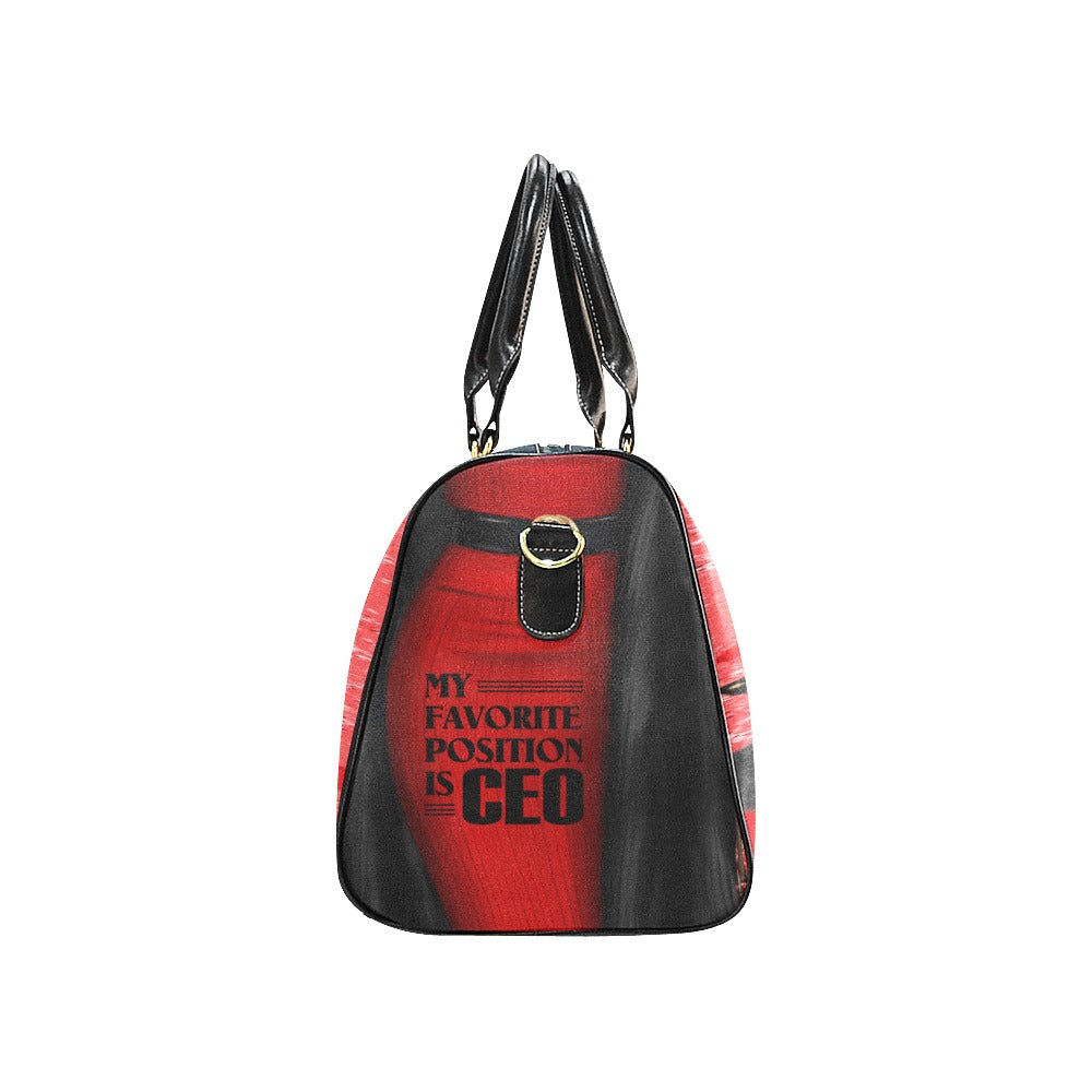 Position is CEO Red III New Waterproof Travel Bag/Small (Model 1639)