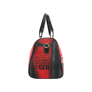 Position is CEO Red III New Waterproof Travel Bag/Small (Model 1639)