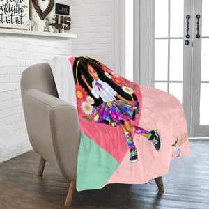 Alyce 1Bite of Sassy Blanket Multicolor Skirt Ultra-Soft Micro Fleece Blanket 40"x50"