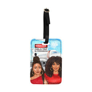 Danger Girls Trip I Red Luggage Tag