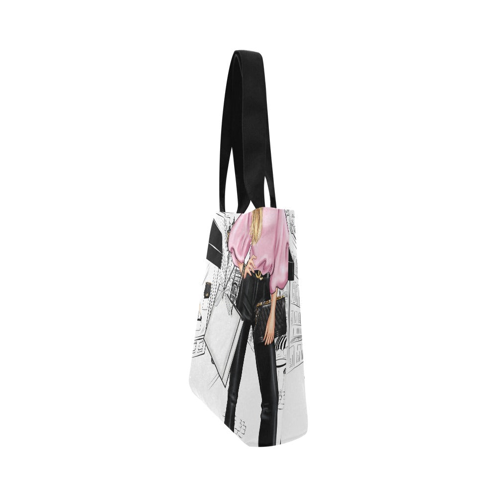 Walk In Paris IV Canvas Tote Bag (Model 1657)