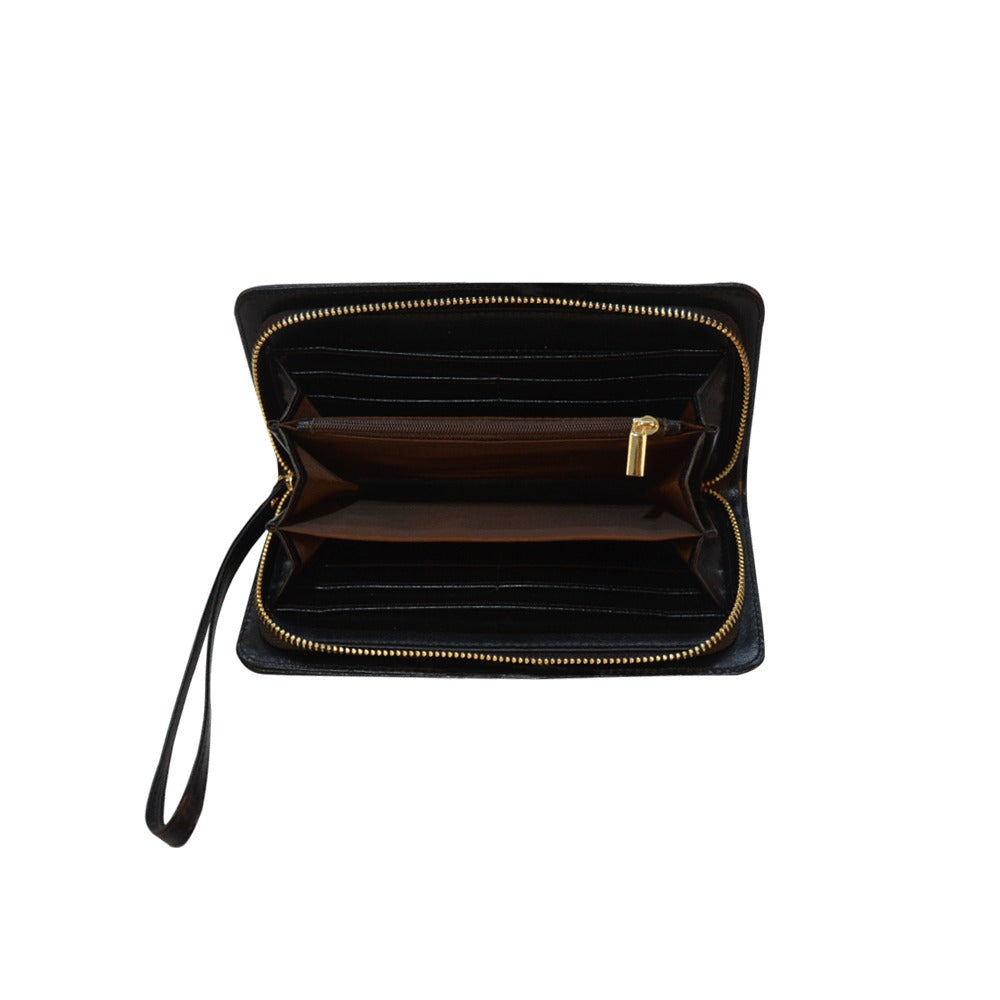 Position is CEO Red III Wallet Women's Clutch Purse (Model 1637)
